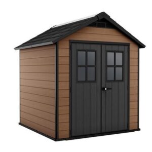Abris de jardin NEWTON 757 marron en résine KETER 4,4m²