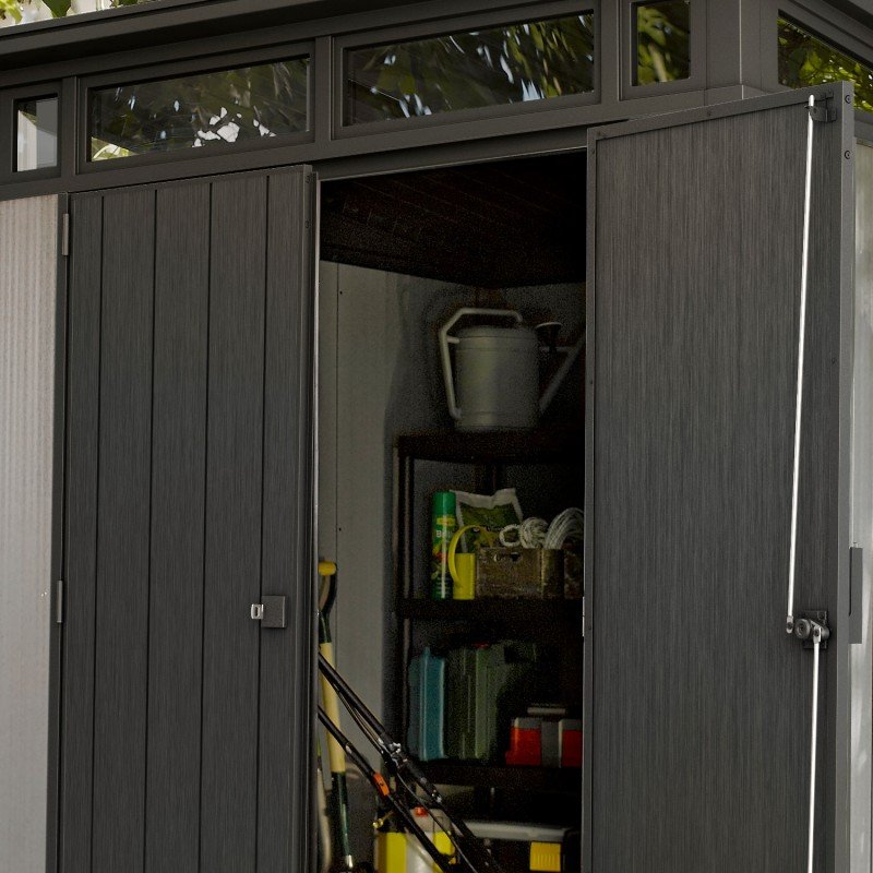 Abri en résine brossée monopente Brossium 4,7m² – Image 15