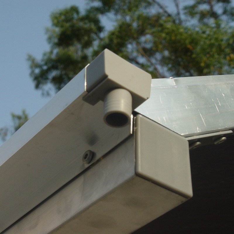 Carport 2 voitures en aluminium et polycarbonate 6mm ANTI-UV – Habrita – Image 4