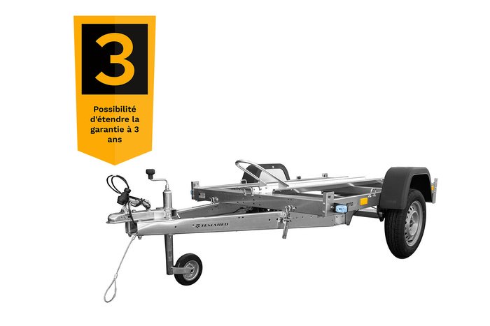 Remorque moto 1 rail unitraler sans plancher – Image 3