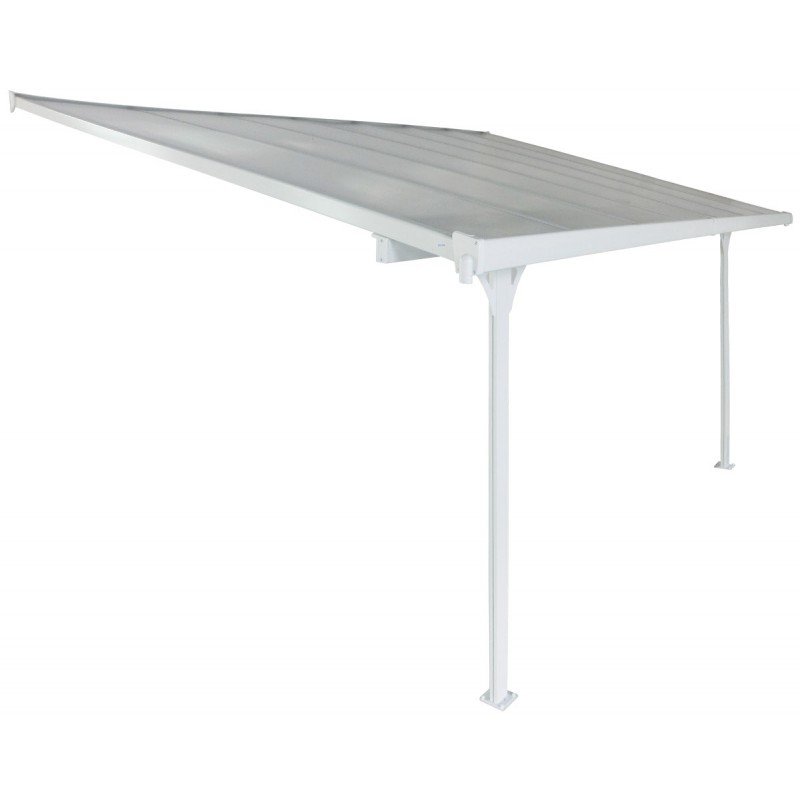 Toit de terrasse ajustable en aluminium laqué blanc 3,05×4,36m X-METAL – Image 12
