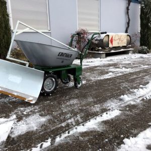 Brouette Électrique Donkey Plus avec Lame à Neige