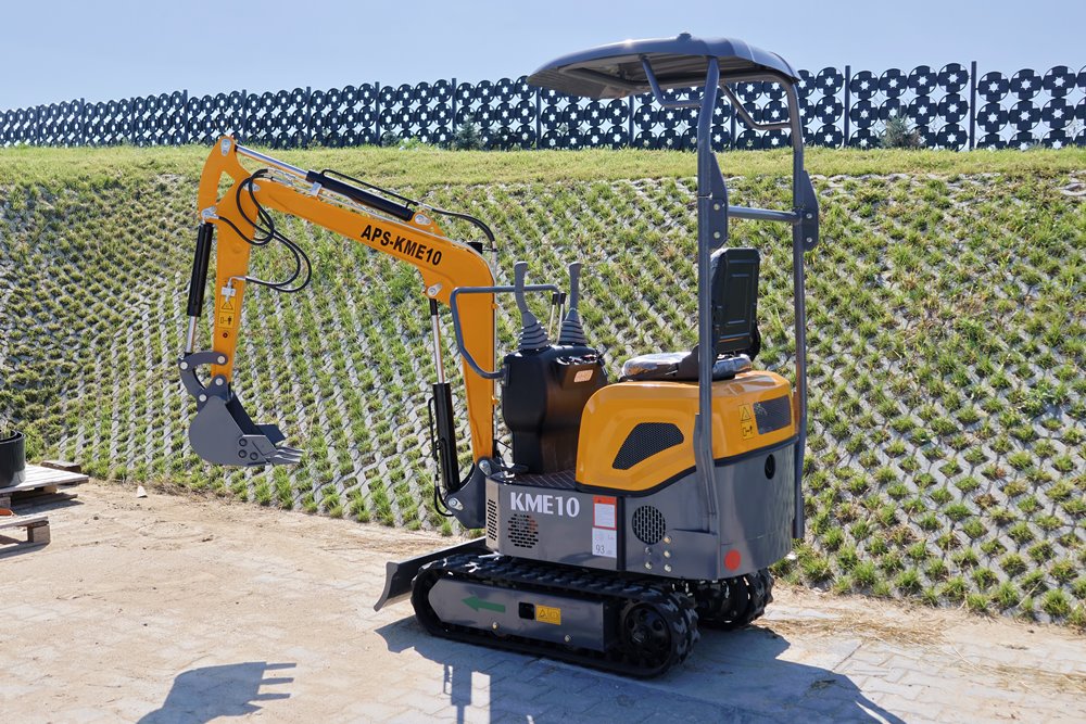 Mini-pelle APS KME10 à bras pivotant – Image 9