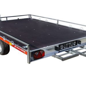 Remorque Temared pour le transport de quads d'un PTAC de 1500 kg
