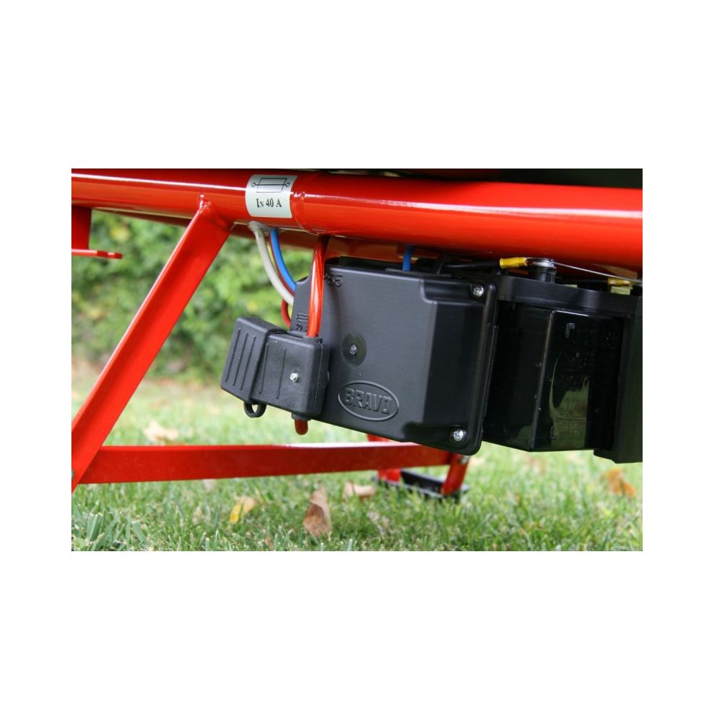 Brouette à moteur électrique ZOETTE Pro 100-10 rouge – Image 2
