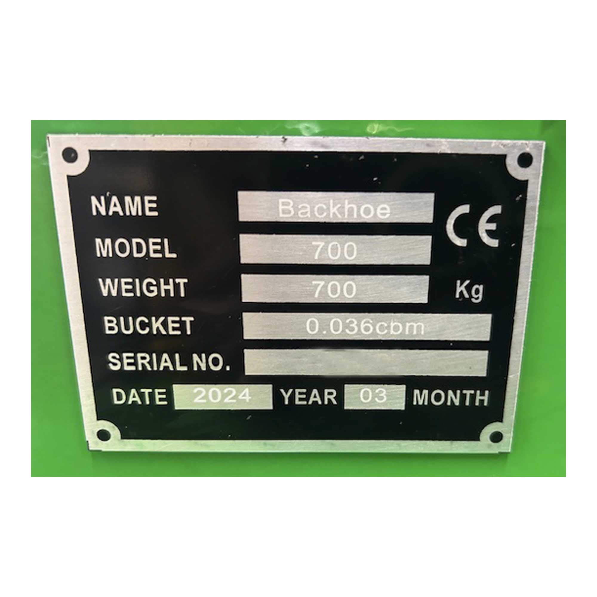 Mini-pelle sur roues Caivu HFT7 – Image 2