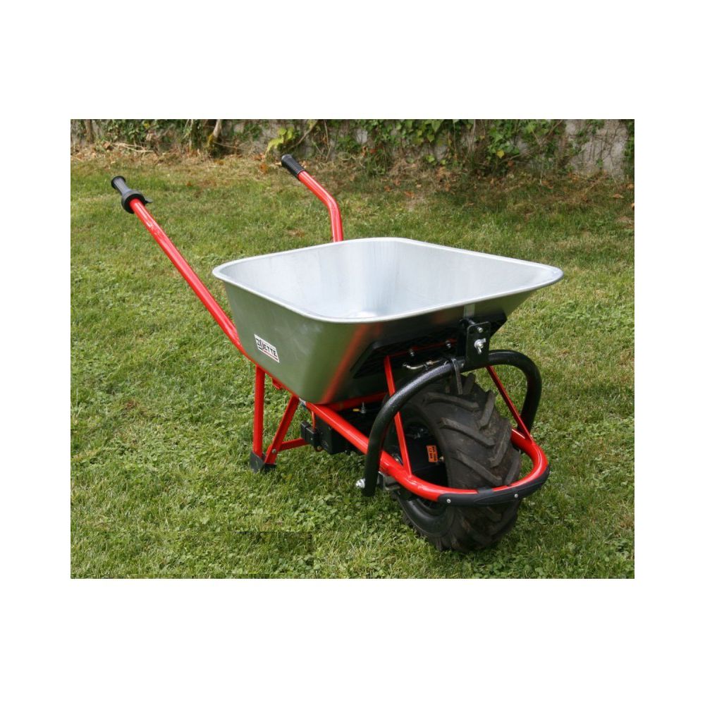 Brouette à moteur électrique ZOETTE Pro 100-10 rouge – Image 3
