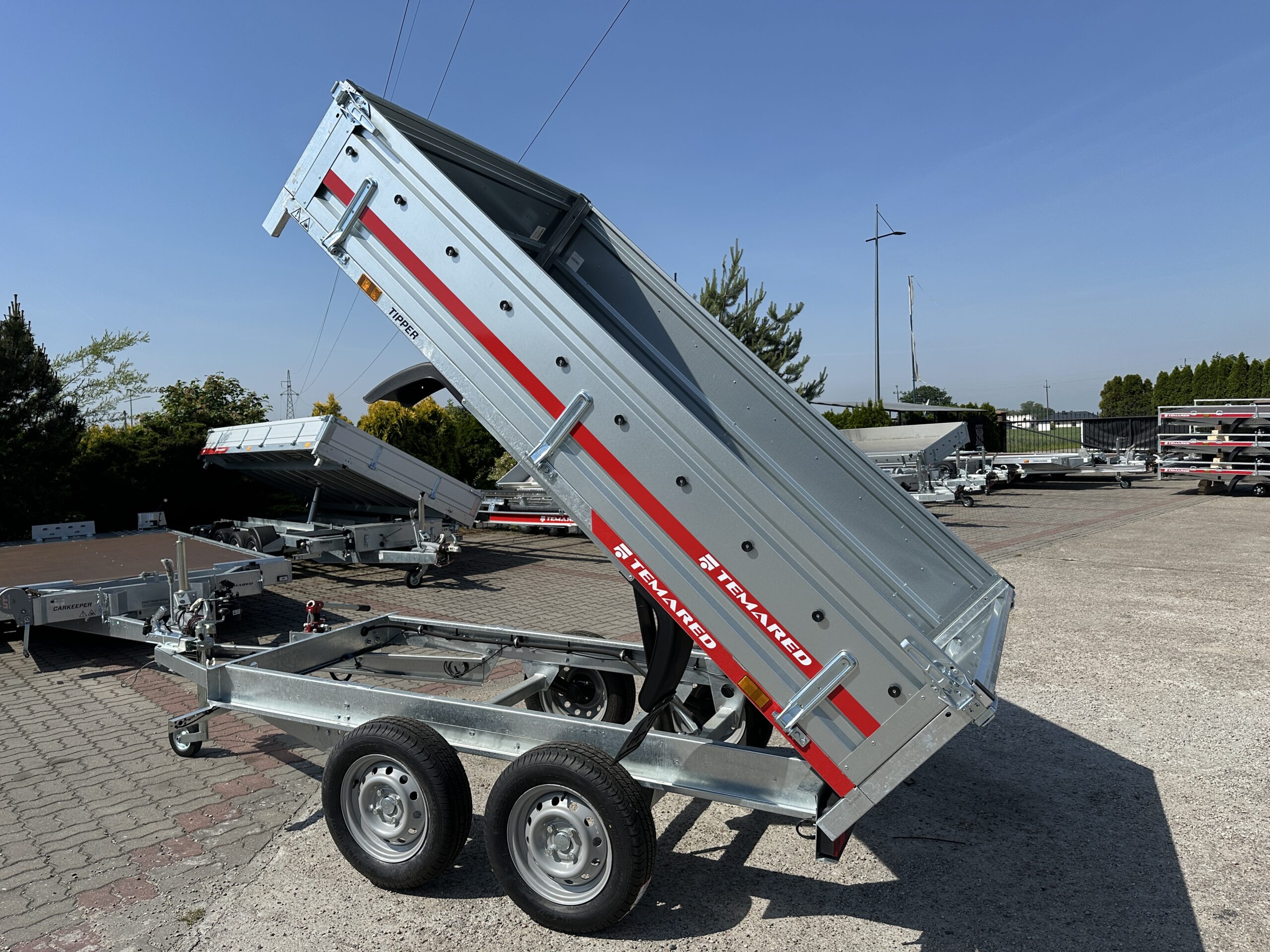 Remorque benne basculante à deux essieux Tipper 2515 : 750 kg – Image 6