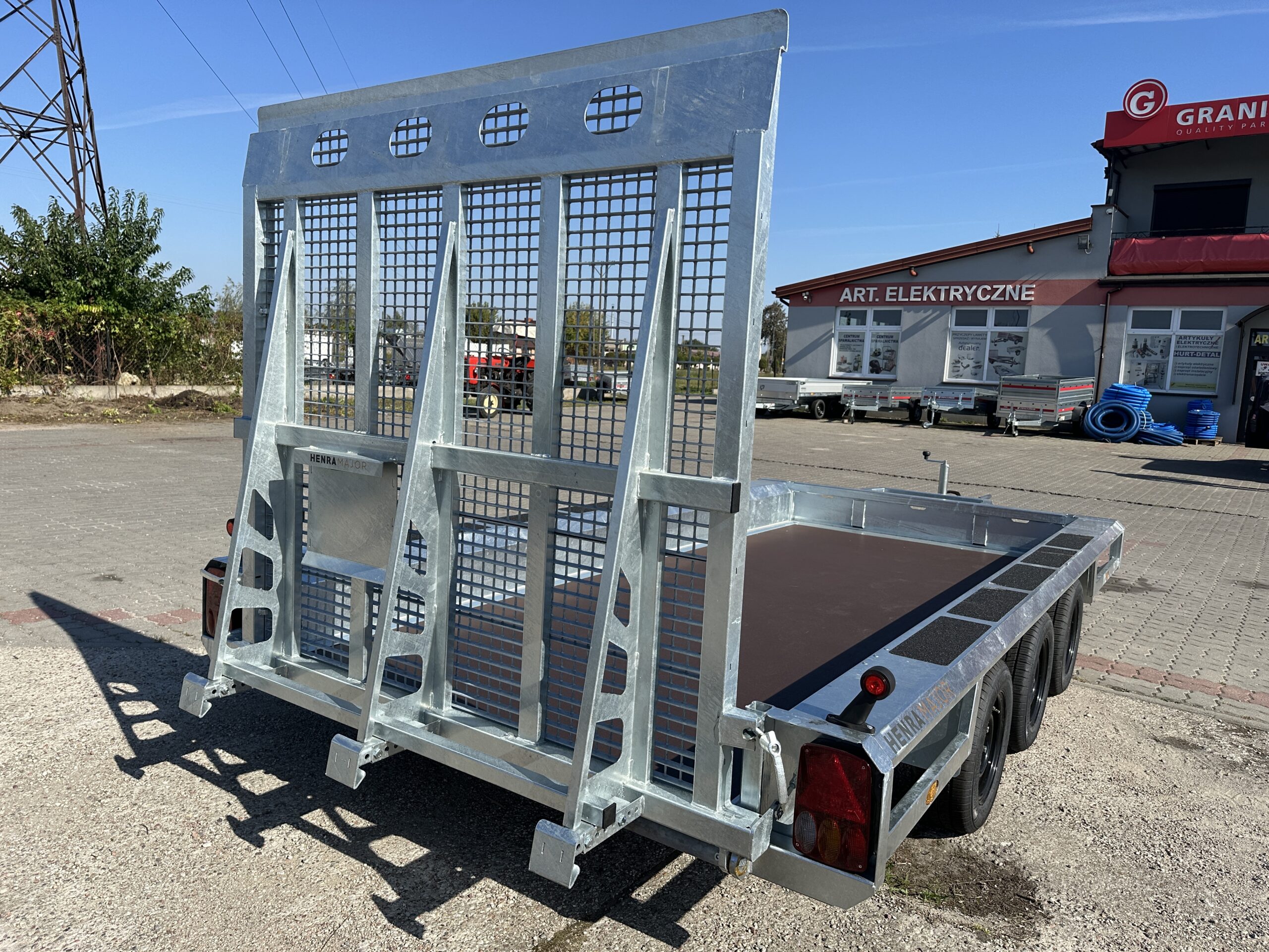 Remorque Henra MACHINENTRANSPORTER 403 X 170 – Image 7