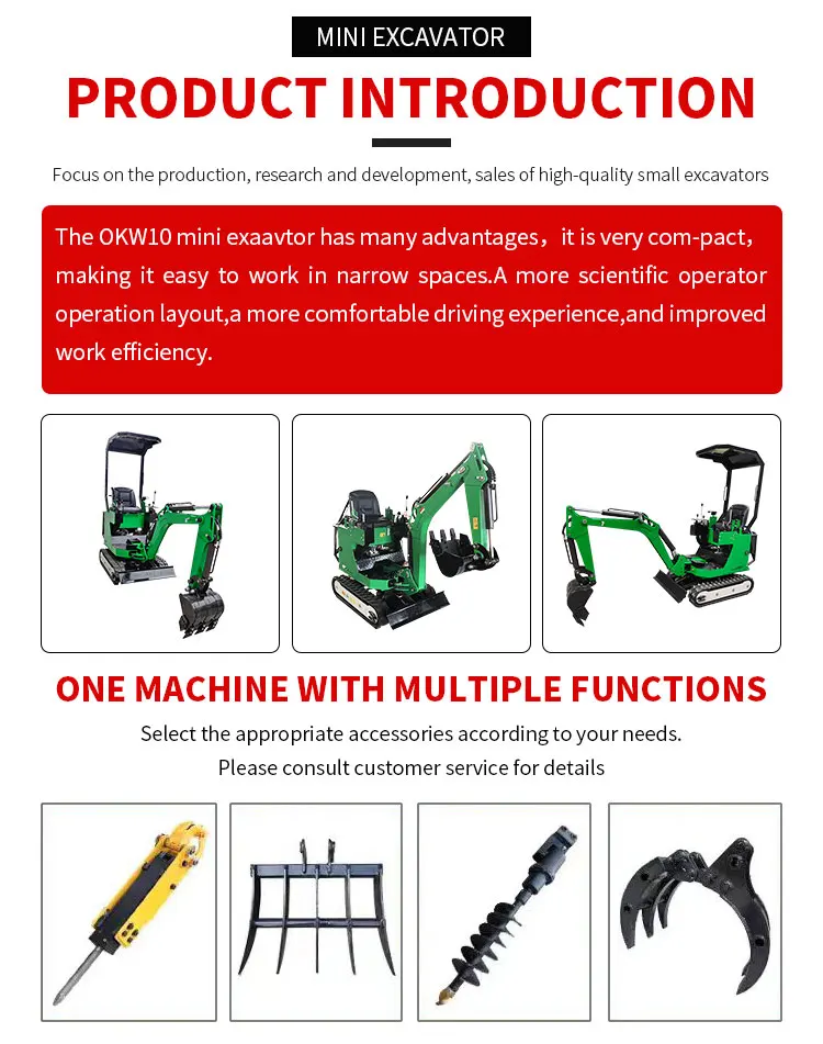 Mini-Pelle Escavatore 1 Ton – Macchina Agricola Personalizzabile – Image 11