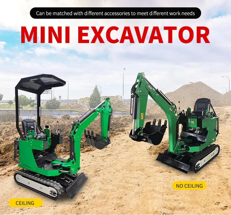 Mini-Pelle Escavatore 1 Ton – Macchina Agricola Personalizzabile – Image 12