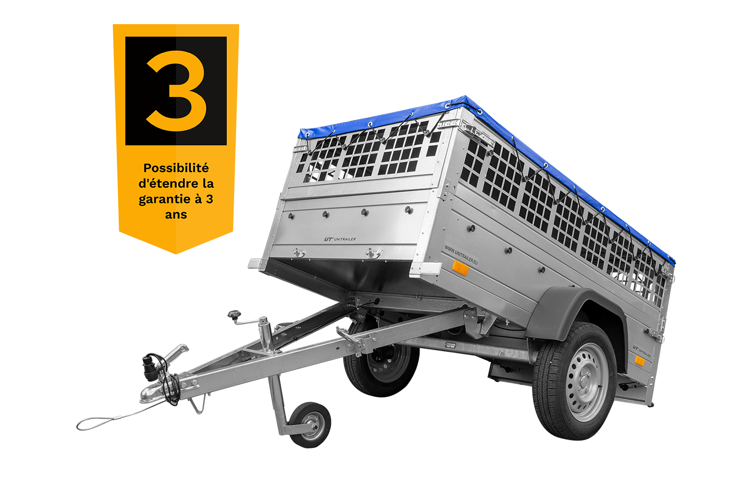 Remorque Grillagée Garden Trailer 750 kg – Image 12