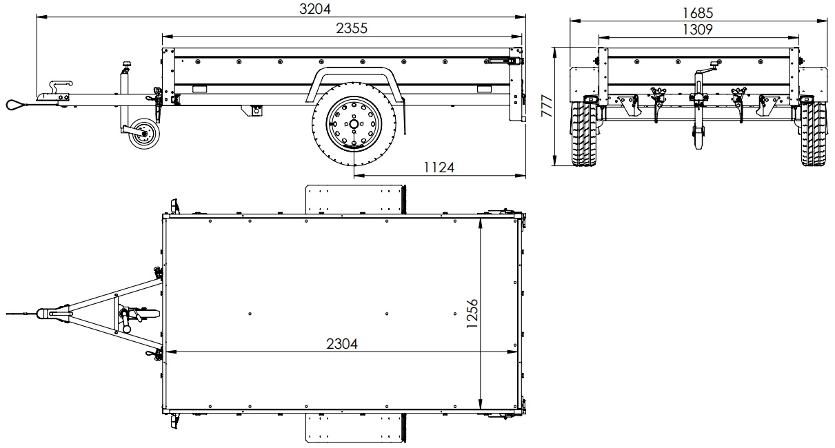 Remorque routière Garden Trailer 230 KIPP – Image 21
